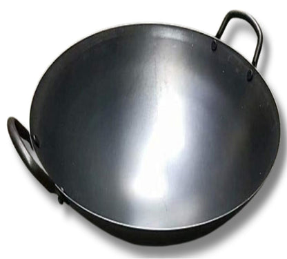 Wok With Double Rivited Handles