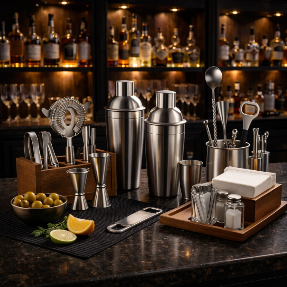 Barware tools for parties and restaurants