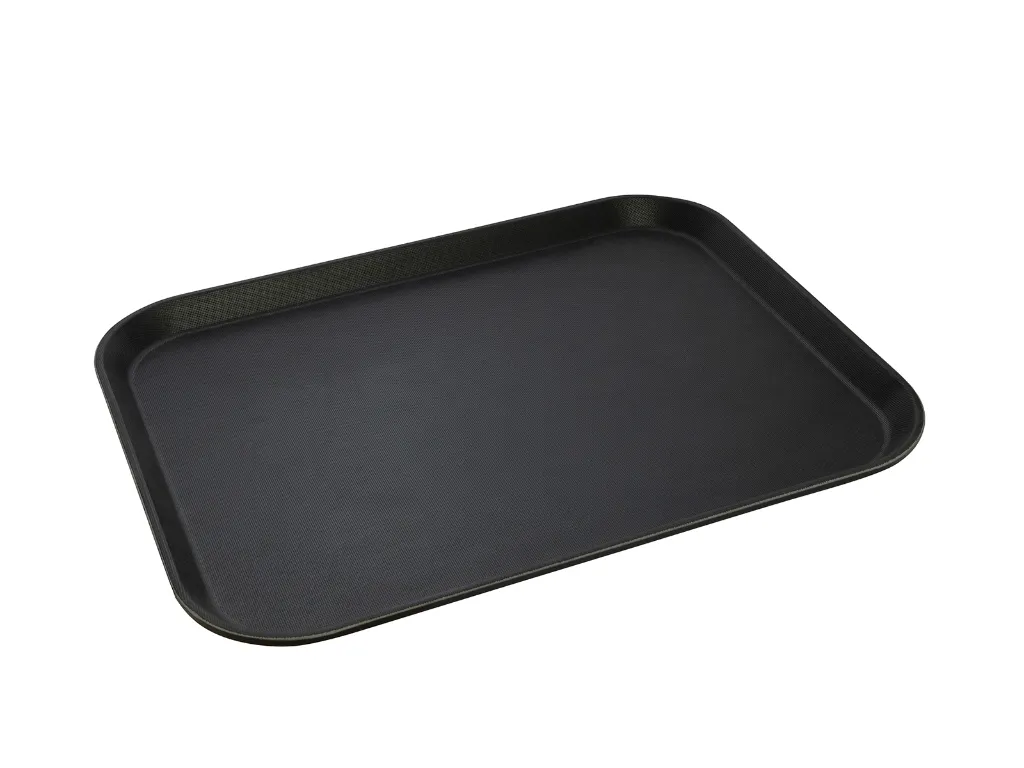 FG Anti Skid Fibreglass Salver Black Rectangular.webp