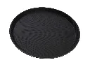 FG Anti Skid Fibreglass Salver Black Round.webp