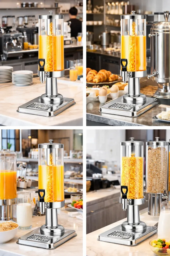 Commercial-Grade Juice & Cold Beverage Dispenser for Hotels, Cafés and Buffets.webp