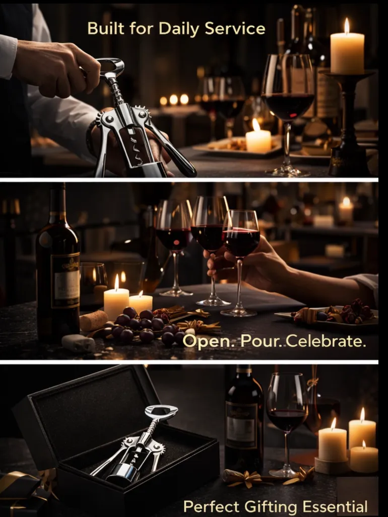 PE0448 Manual Wine Opener with Double Lever Arms.webp