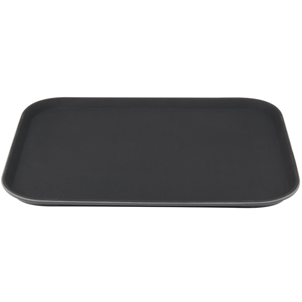 Regular Anti-skid | Brown Rectangular Salver (Serving Tray) 14x18in