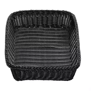 [C719-4B] Bread Basket Square - Black colour
