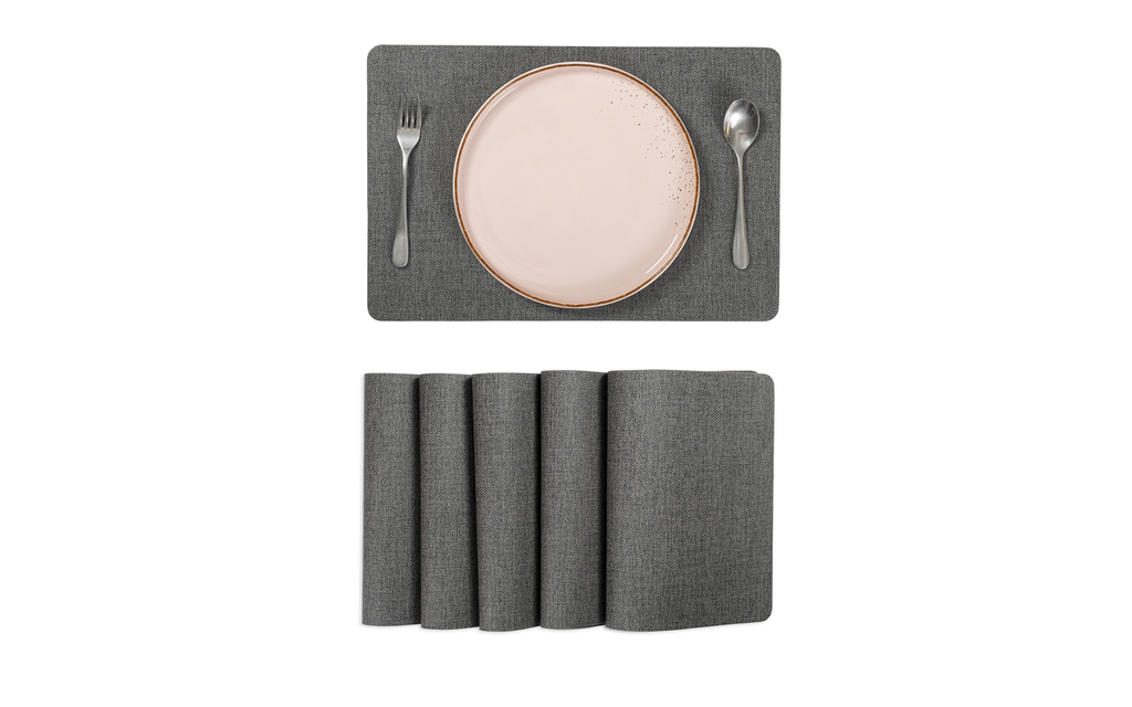 PU-Placemat Black 45x30cm