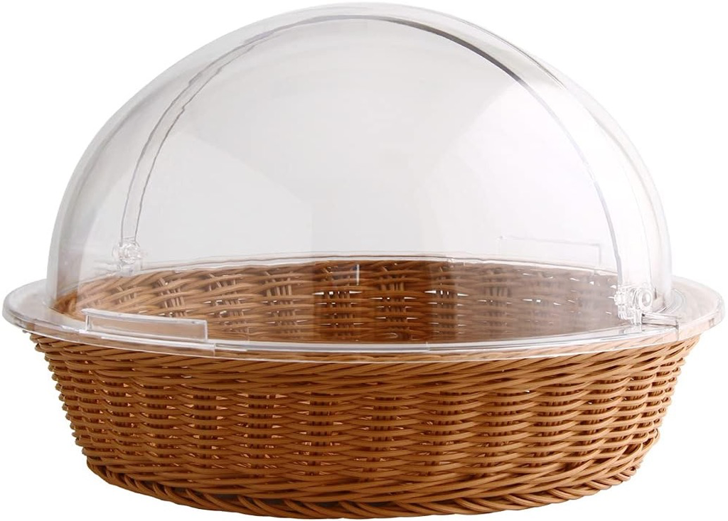 [PE0592 / PE1342] Buffet Bread Basket Round D 41.5 x H:28CM with Cover