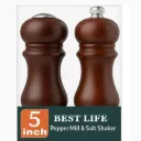 Cruet Set of 2Pcs. (Salt & Pepper Grinder)5inches