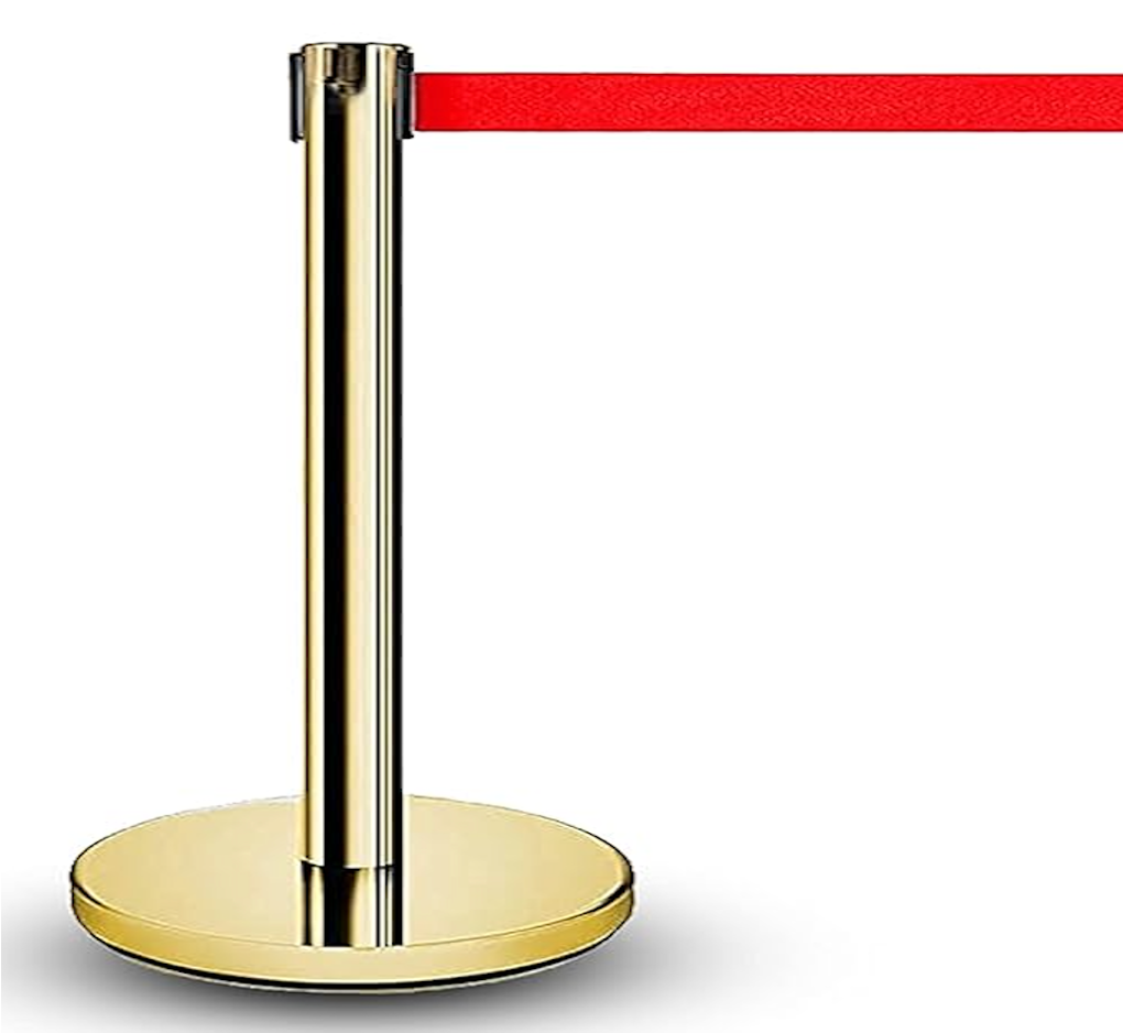 [PE1182_Gold] Barrier / Q-Manager - Golden with 2M Red Strip