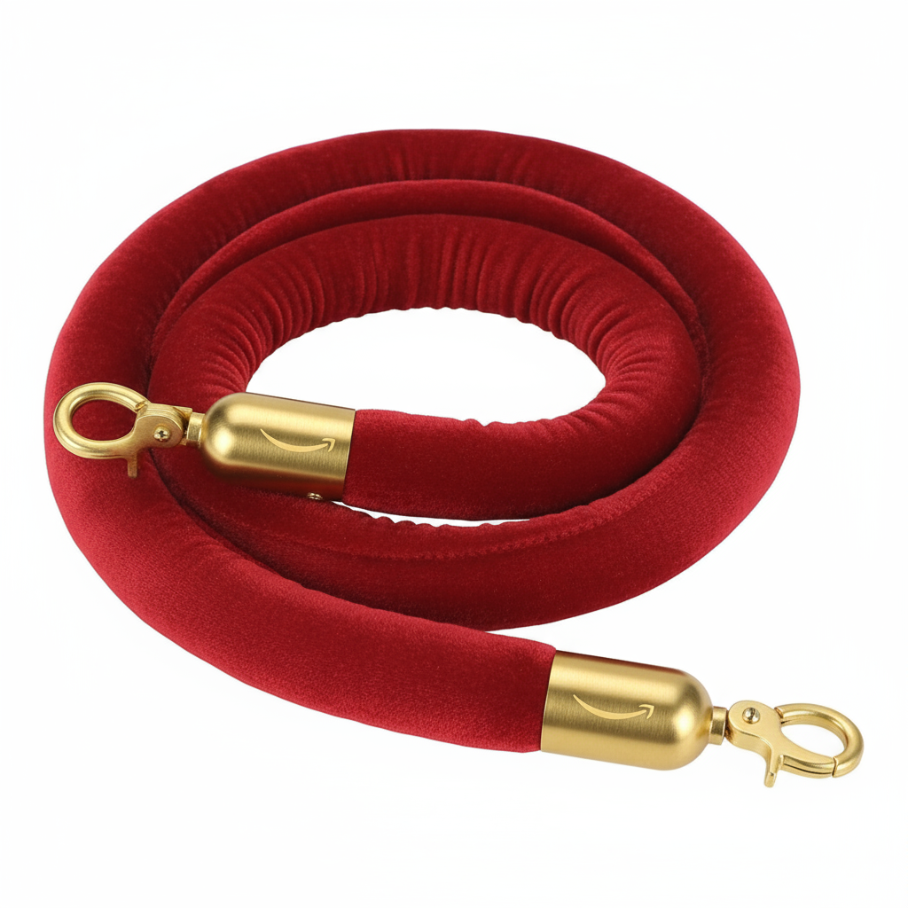 [EM9082_R] Red Velvet Rope for Q-Manager