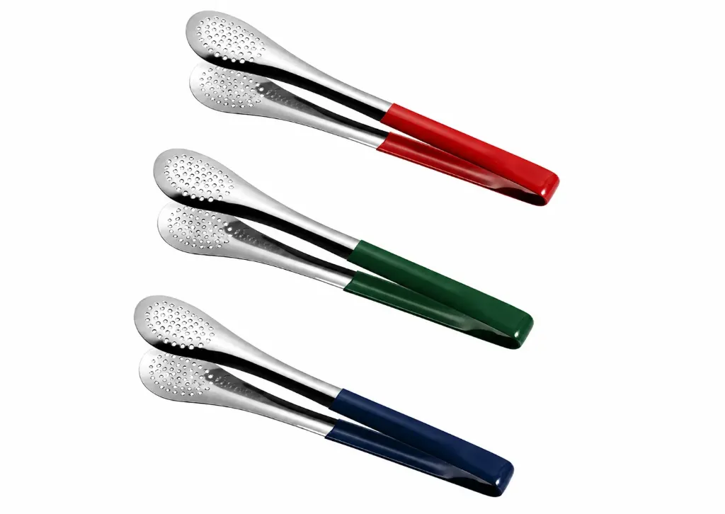 Food Tong 9in. (Red, Green, Blue) mix colour