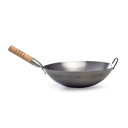 Chinese Wok with wooden Handle 38cm