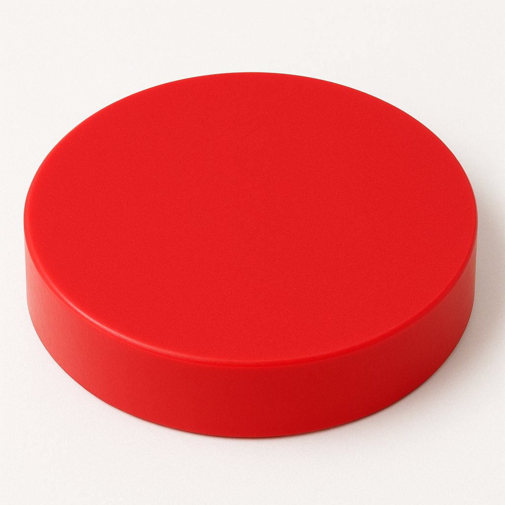 NSF - HDPE Chopping Board  Round Red 14x2in.