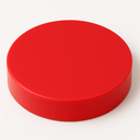 NSF - HDPE Chopping Board  Round Red 14x2in.