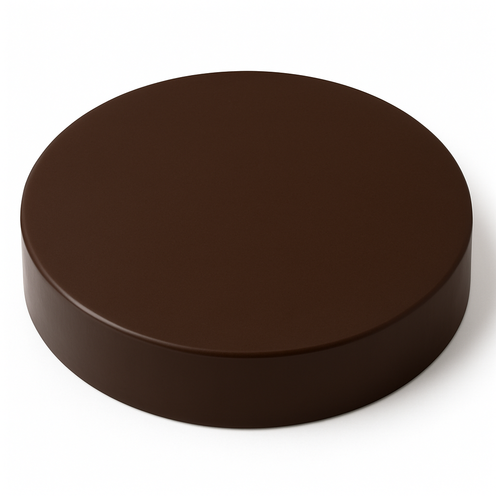 NSF - HDPE Chopping Board  Round Brown 14x2in.