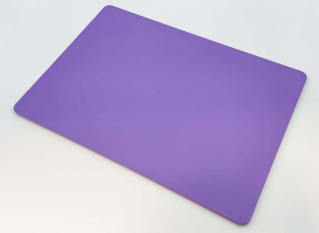 NSF - HDPE Chopping Board  Rectangular Purple 12x18x1in Purple