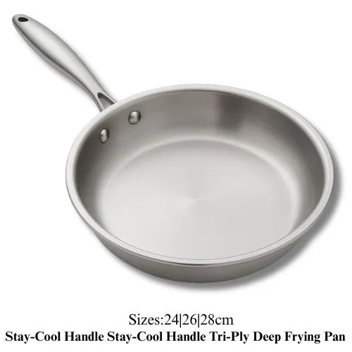 [PE5558] Stay-Cool Handle Tri-Ply Sauté Pan 22cm