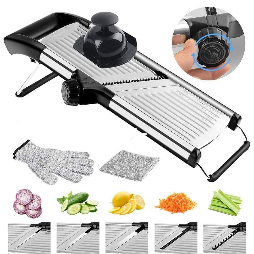 Mandolin Slicer with Gloves
