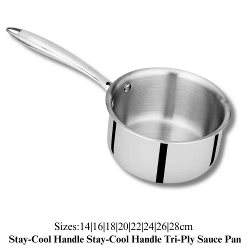 [PE5173] Stay-Cool Handle Tri-Ply Sauce Pan 20cm